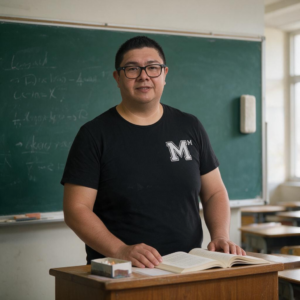 Mario Figueroa, maestro de Matemáticas