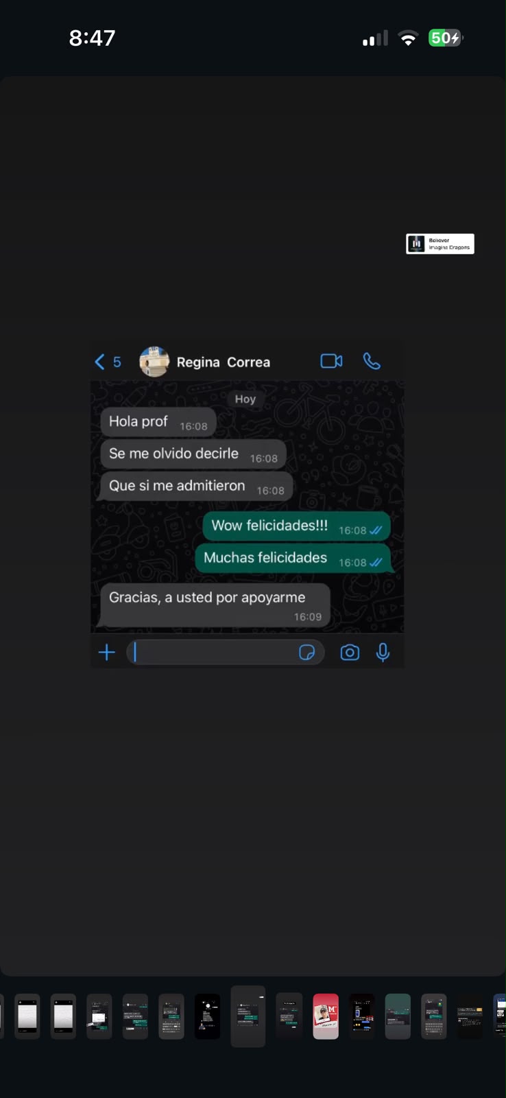 Testimonio de alumno de MM