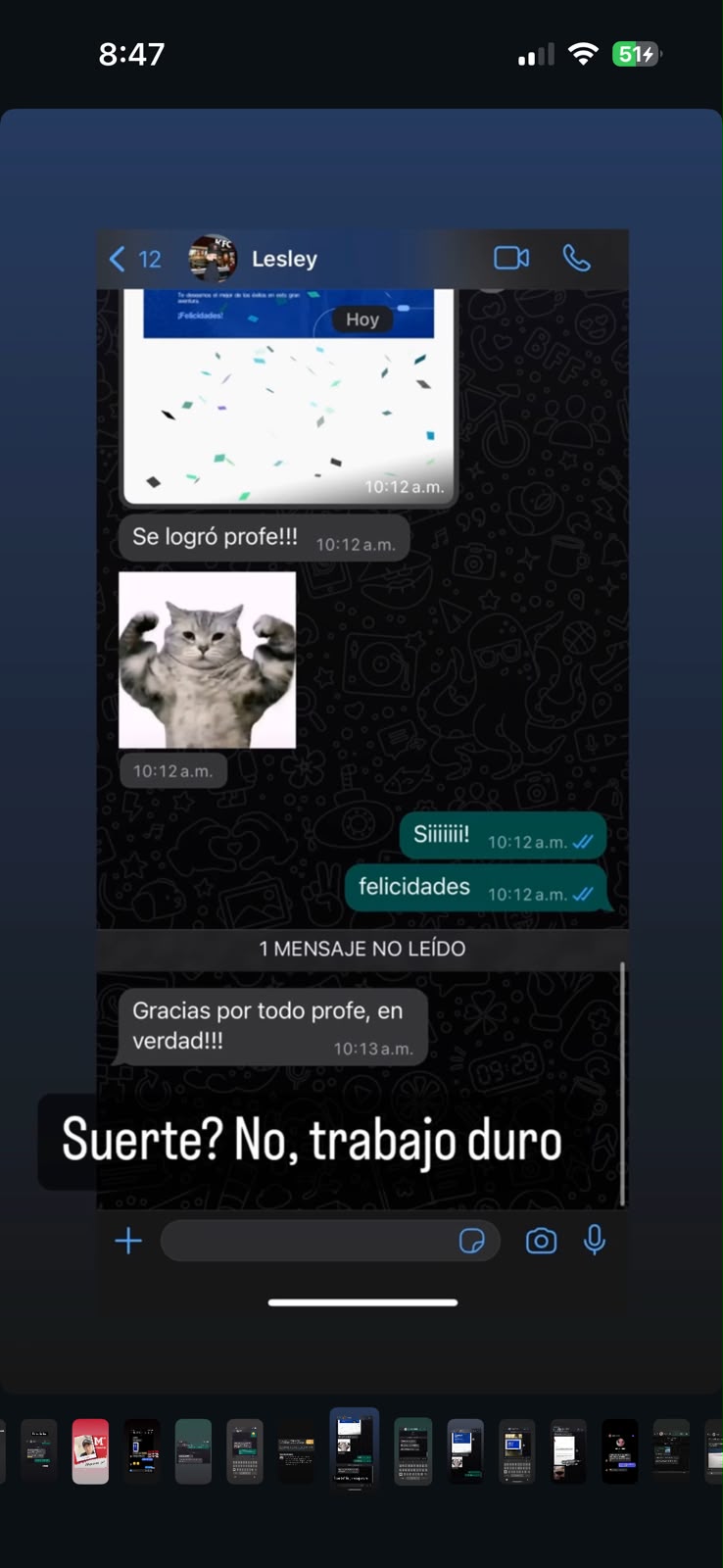 Testimonio de alumno de MM