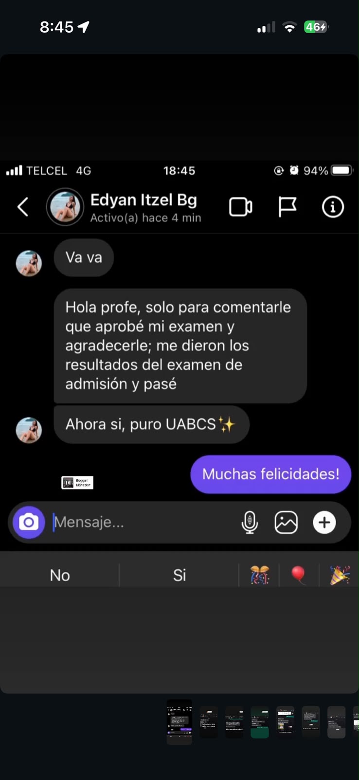 Testimonio de alumno de MM
