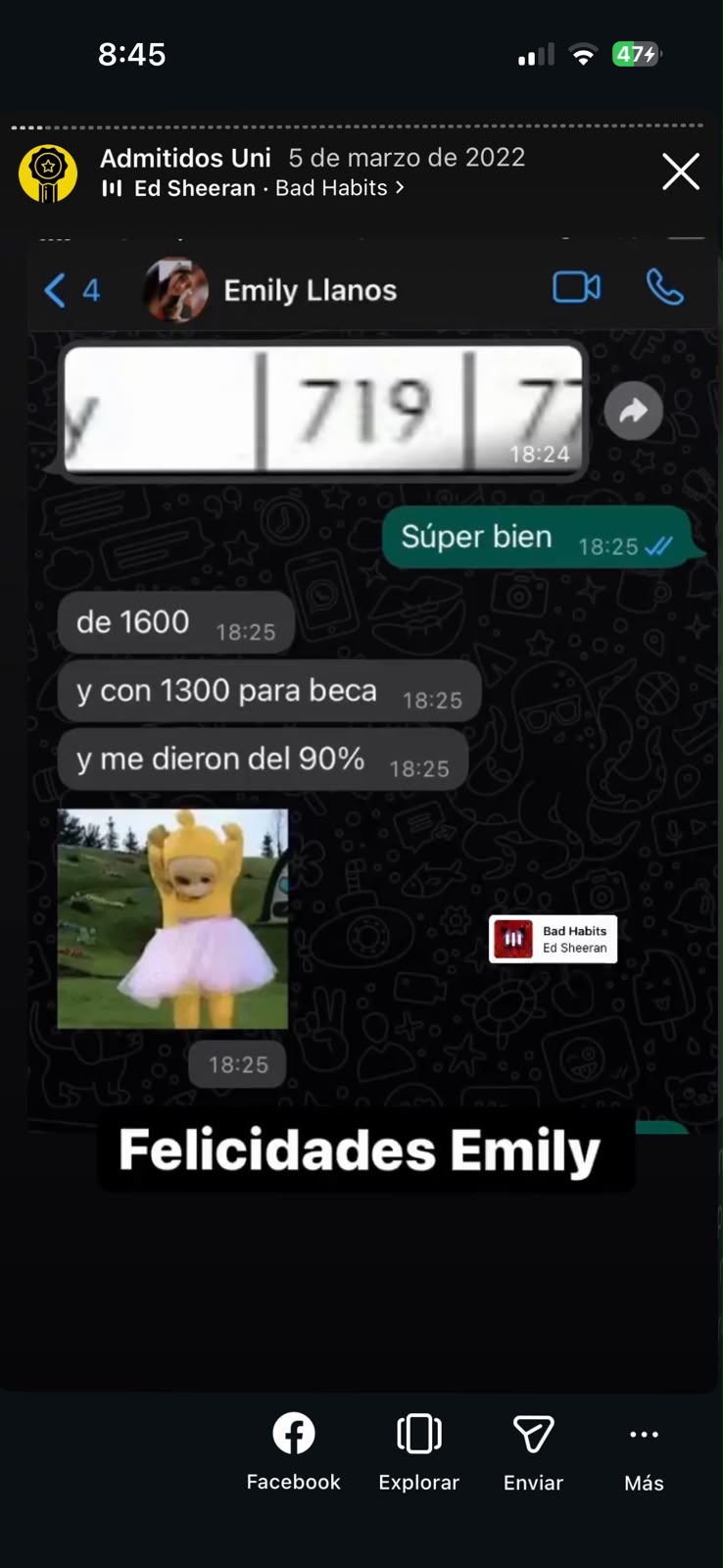 Testimonio de alumno de MM